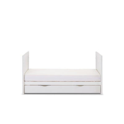 Bambinista-OBABY-Home-OBABY Nika Mini Cot Bed & Underdrawer - White Wash