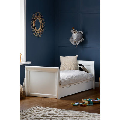 Bambinista-OBABY-Home-OBABY Stamford Classic Sleigh Cot Bed - White