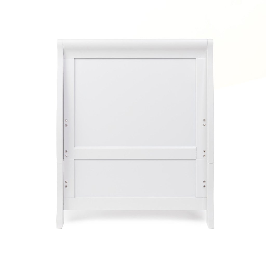 Bambinista-OBABY-Home-OBABY Stamford Classic Sleigh Cot Bed - White