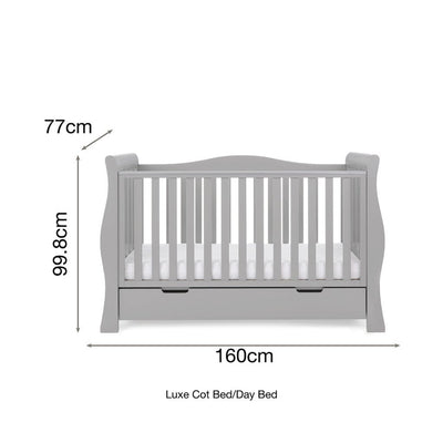 Bambinista-OBABY-Home-OBABY Stamford Luxe 2 Piece Room Set - Warm Grey