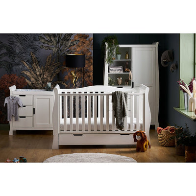 Bambinista-OBABY-Home-OBABY Stamford Luxe 3 Piece Room Set - White