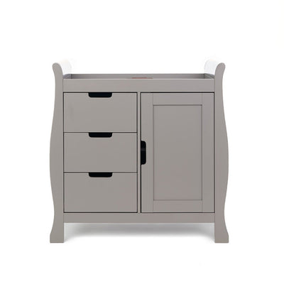 Bambinista-OBABY-Home-OBABY Stamford Luxe 4 Piece Room Set - Taupe Grey