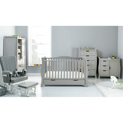 Bambinista-OBABY-Home-OBABY Stamford Luxe 5 Piece Room Set - Warm Grey