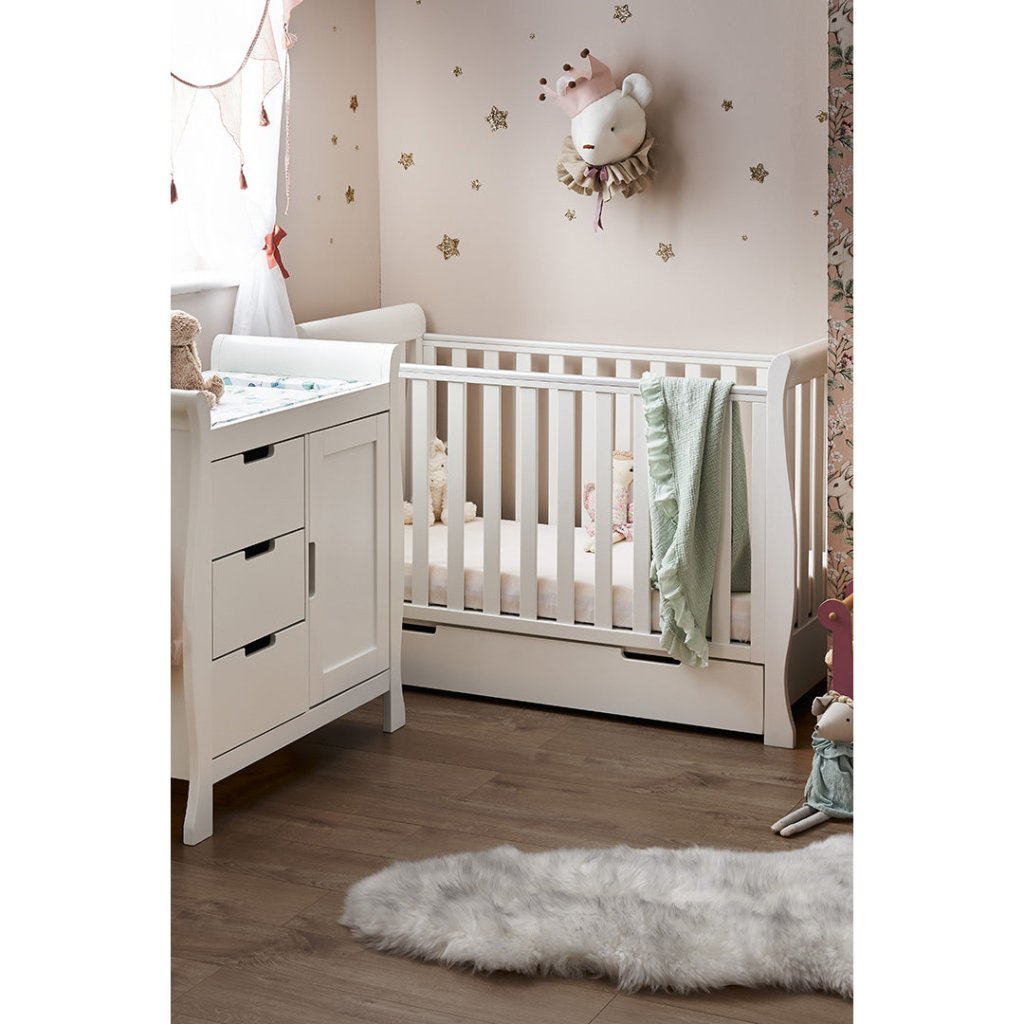 Bambinista-OBABY-Home-OBABY Stamford Mini Sleigh 2 Piece Room Set