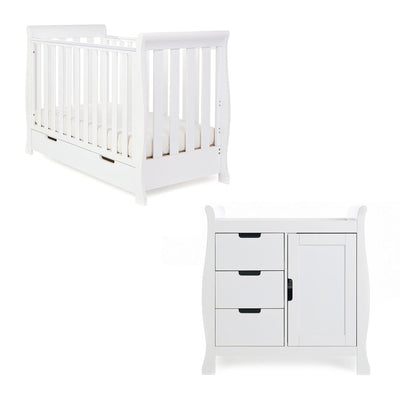 Bambinista-OBABY-Home-OBABY Stamford Mini Sleigh 2 Piece Room Set