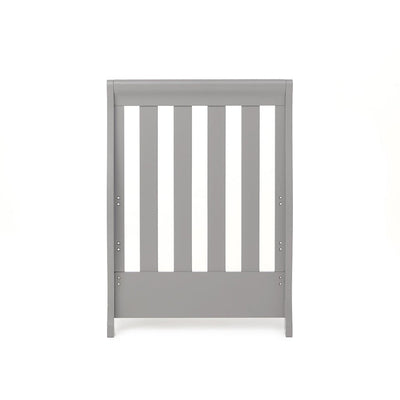 Bambinista-OBABY-Home-OBABY Stamford Mini Sleigh Cot Bed - Taupe Grey
