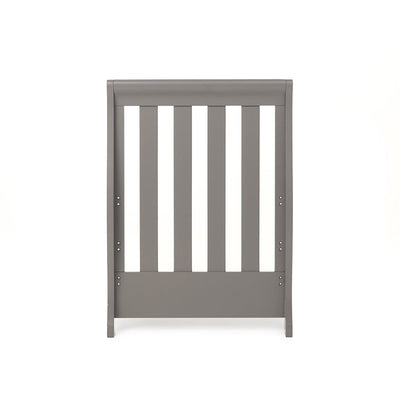 Bambinista-OBABY-Home-OBABY Stamford Mini Sleigh Cot Bed - Taupe Grey
