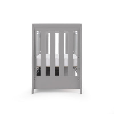 Bambinista-OBABY-Home-OBABY Stamford Mini Sleigh Cot Bed - Taupe Grey