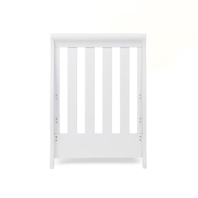 Bambinista-OBABY-Home-OBABY Stamford Mini Sleigh Cot Bed - White