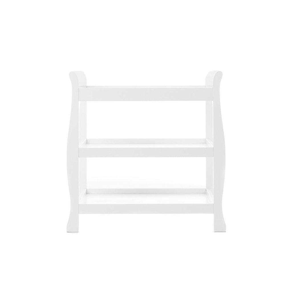 Bambinista-OBABY-Home-OBABY Stamford Sleigh Open Changing Unit - White