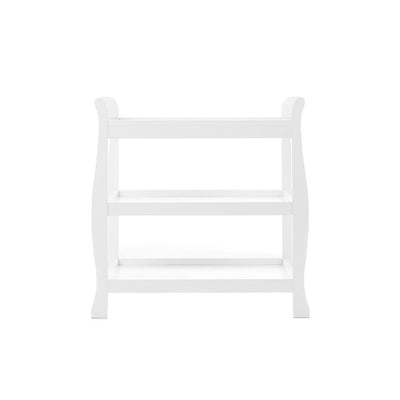 Bambinista-OBABY-Home-OBABY Stamford Sleigh Open Changing Unit - White