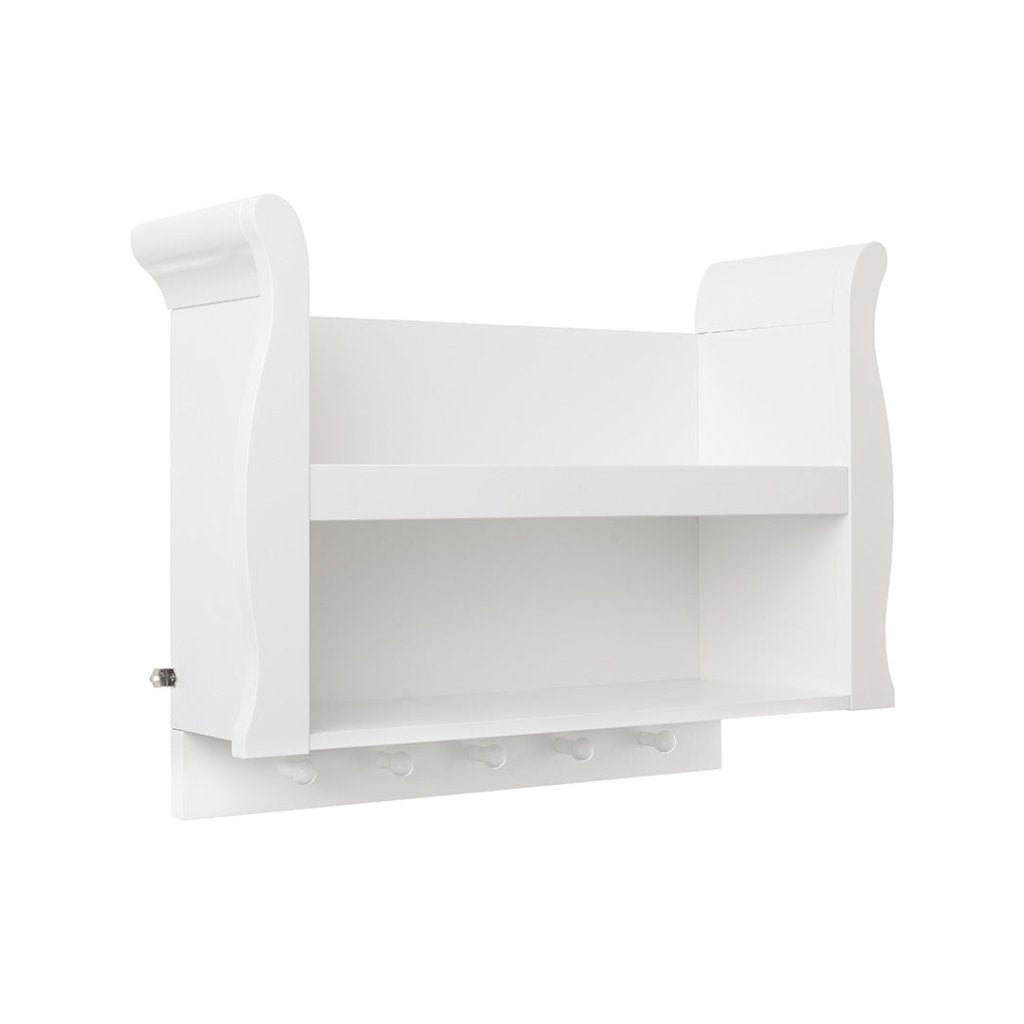 OBABY Stamford Sleigh Shelf White Bambinista