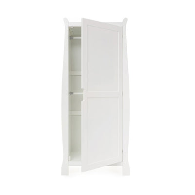 Bambinista-OBABY-Home-OBABY Stamford Sleigh Single Wardrobe - White