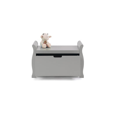 Bambinista-OBABY-Home-OBABY Stamford Sleigh Toy Box - Warm Grey