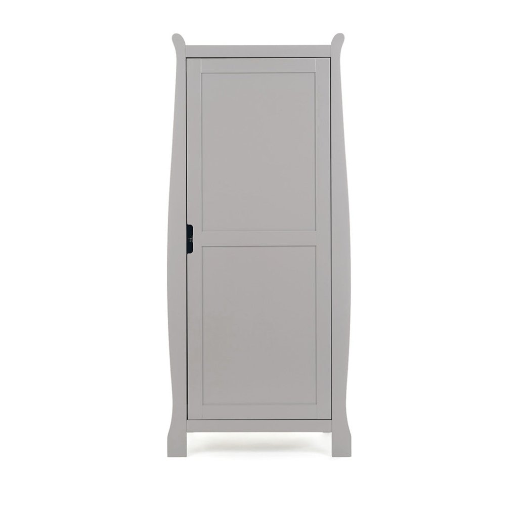 Bambinista-OBABY-Home-OBABY Stamford Space Saver Sleigh 3 Piece Room Set - Warm Grey