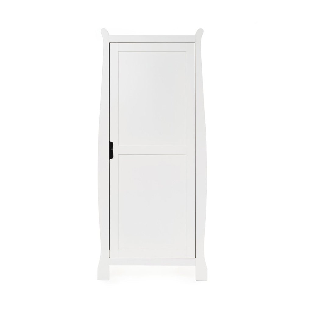 Bambinista-OBABY-Home-OBABY Stamford Space Saver Sleigh 3 Piece Room Set - White