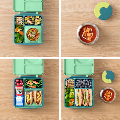 Bambinista-OMIELIFE-Tableware-OMIEBOX Hot and Cold Bento Lunch Box - Meadow Green