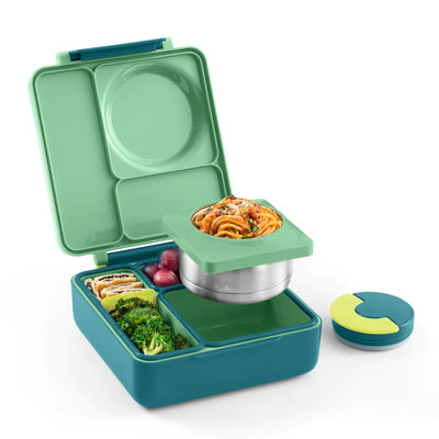 Bambinista-OMIELIFE-Tableware-OMIEBOX Hot and Cold Bento Lunch Box - Meadow Green