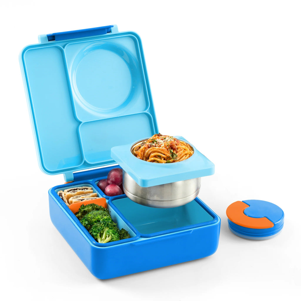 Bambinista-OMIELIFE-Tableware-OMIEBOX Hot and Cold Bento Lunch Box - Sky Blue