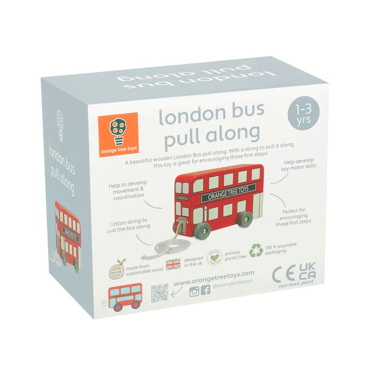 Bambinista-Orange Tree Toys-Toys-ORANGE TREE TOYS London Bus Pull Along