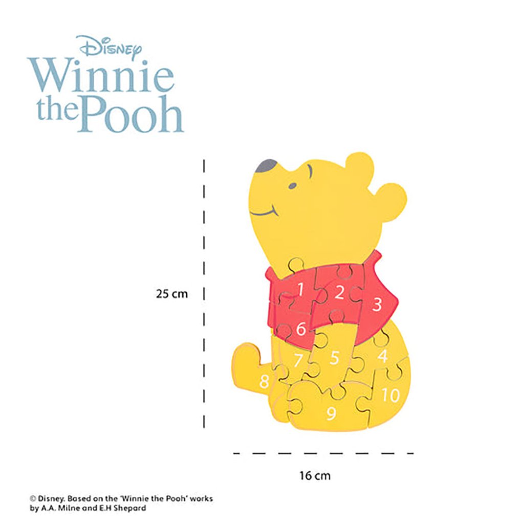 Bambinista-ORANGE TREE TOYS-Toys-ORANGE TREE TOYS Winnie the Pooh Number Puzzle Number Puzzle (1-10)