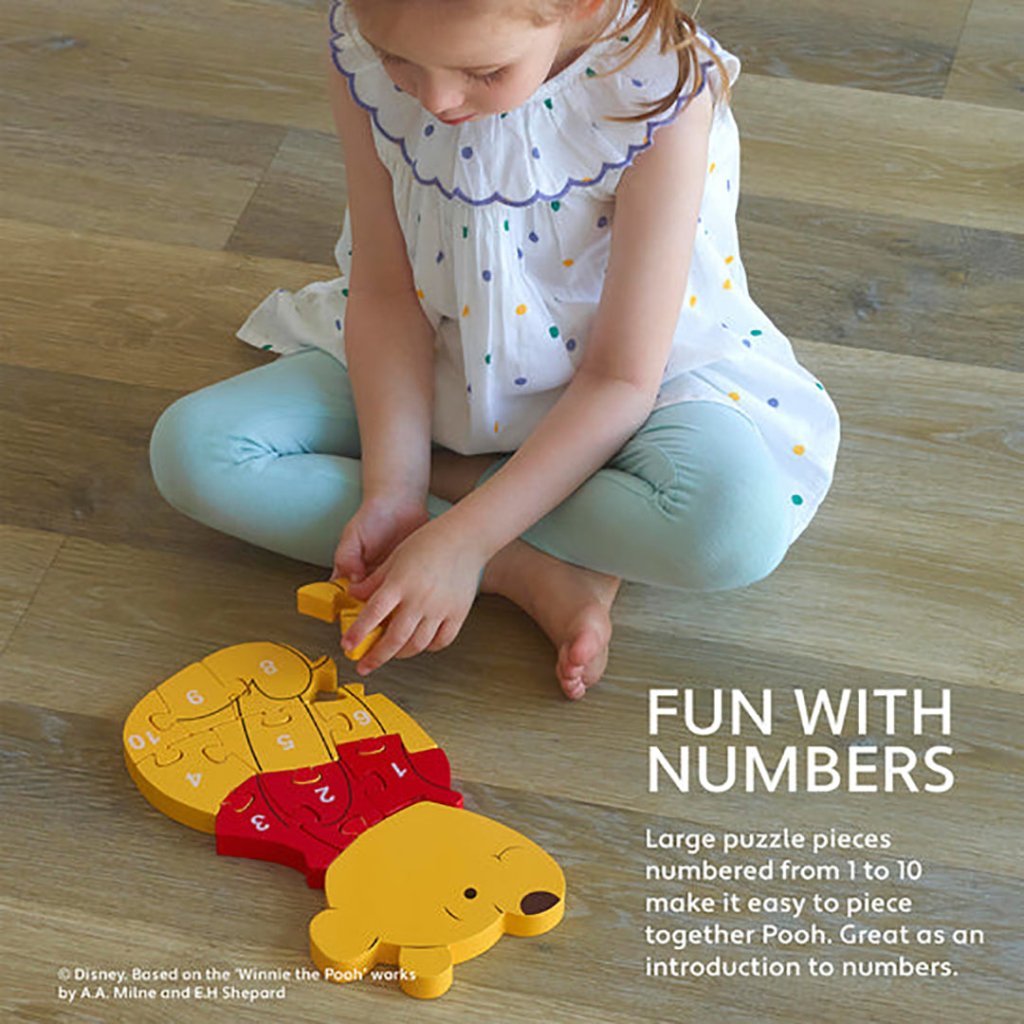 Bambinista-ORANGE TREE TOYS-Toys-ORANGE TREE TOYS Winnie the Pooh Number Puzzle Number Puzzle (1-10)