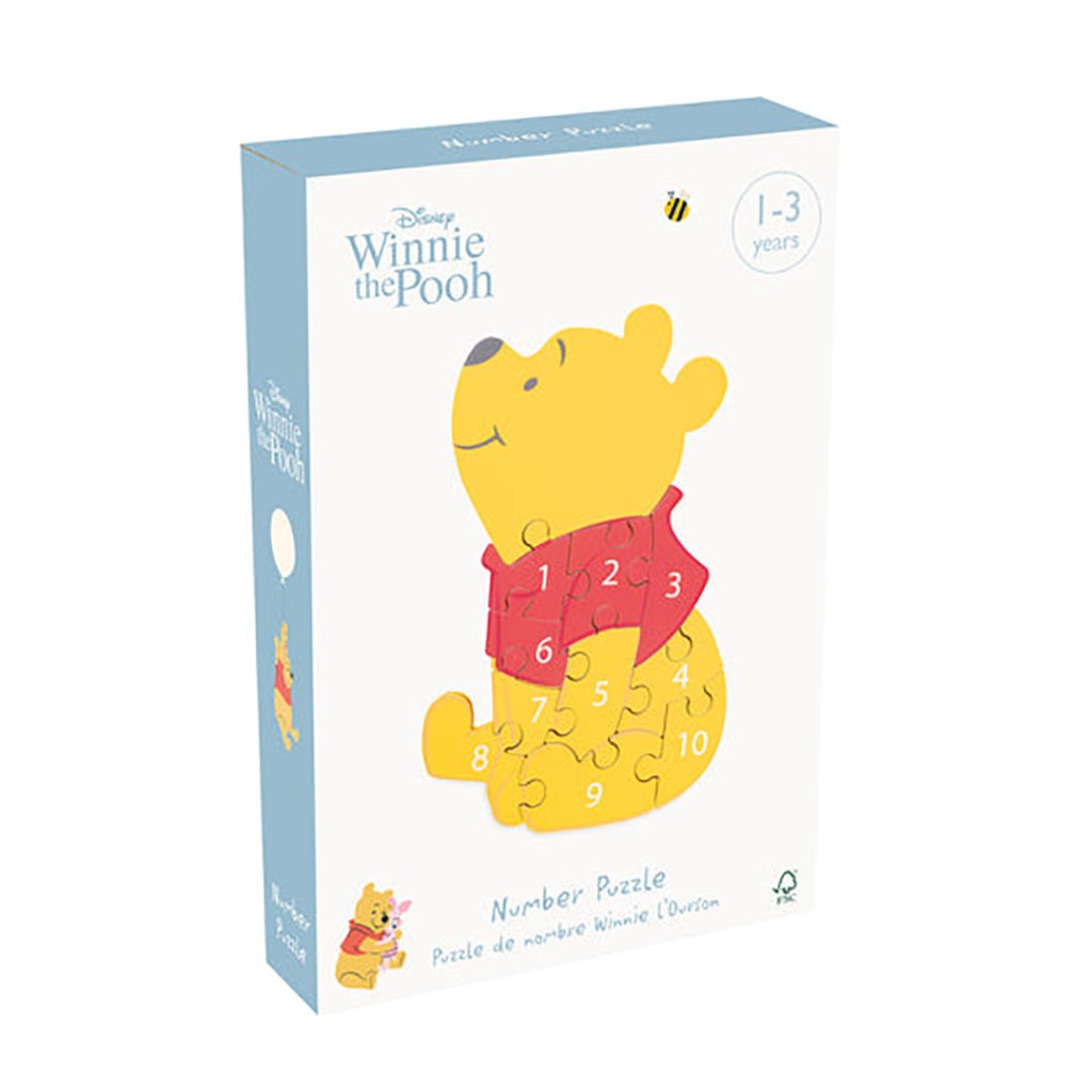 Bambinista-ORANGE TREE TOYS-Toys-ORANGE TREE TOYS Winnie the Pooh Number Puzzle Number Puzzle (1-10)