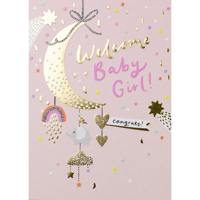 Bambinista-PAPERLINK-Gift Cards-PAPERLINK New Baby Girl Pick 'N' Mix Birth Congrats Card