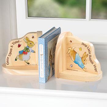 Bambinista-PETER RABBIT-Toys-PETER RABBIT Wooden Bookends