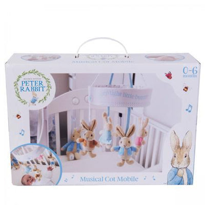Bambinista-RAINBOW DESIGNS-Toys-PETER RABBIT Musical Cot Mobile