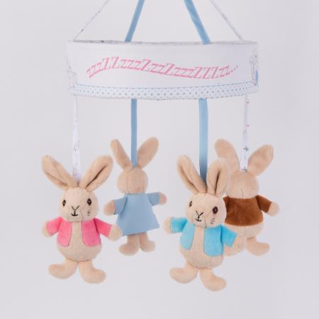 Bambinista-RAINBOW DESIGNS-Toys-PETER RABBIT Musical Cot Mobile