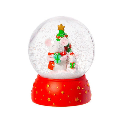 Bambinista-SASS AND BELLE-Decor-SASS AND BELLE Christmas Mice Snowglobe