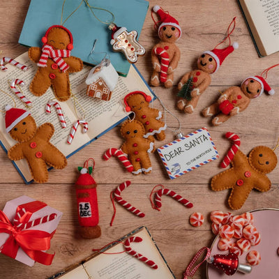 Bambinista-SASS AND BELLE-Decor-SASS AND BELLE Gingerbread House Shaped Bauble