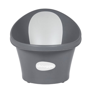 Bambinista-SHNUGGLE-Baby Care-SHNUGGLE Bath with Plug - Slate Grey Bath