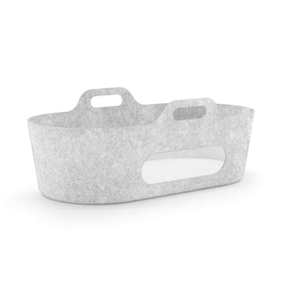 Bambinista-SNUZ-Bedding-SnuzBaskit Moses Basket & Stand - Light Grey