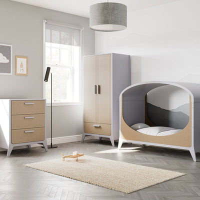 Bambinista-SNUZ-Furniture-SNUZFINO 2pc Nursery Furniture Set + Toddler Set - Dove