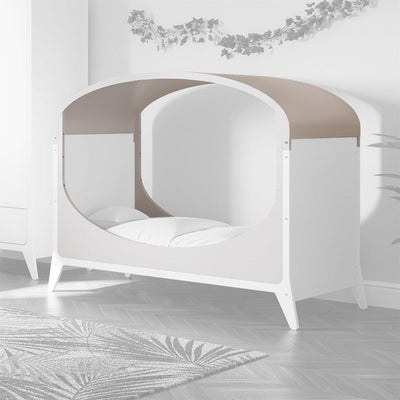 Bambinista-SNUZ-Furniture-SNUZFINO Cot Bed Toddler Kit - White
