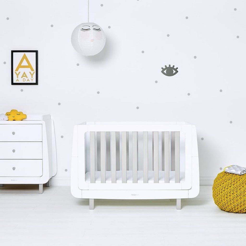 Bambinista-SNUZ-Furniture-SnuzKot Mode Cot Bed – Grey