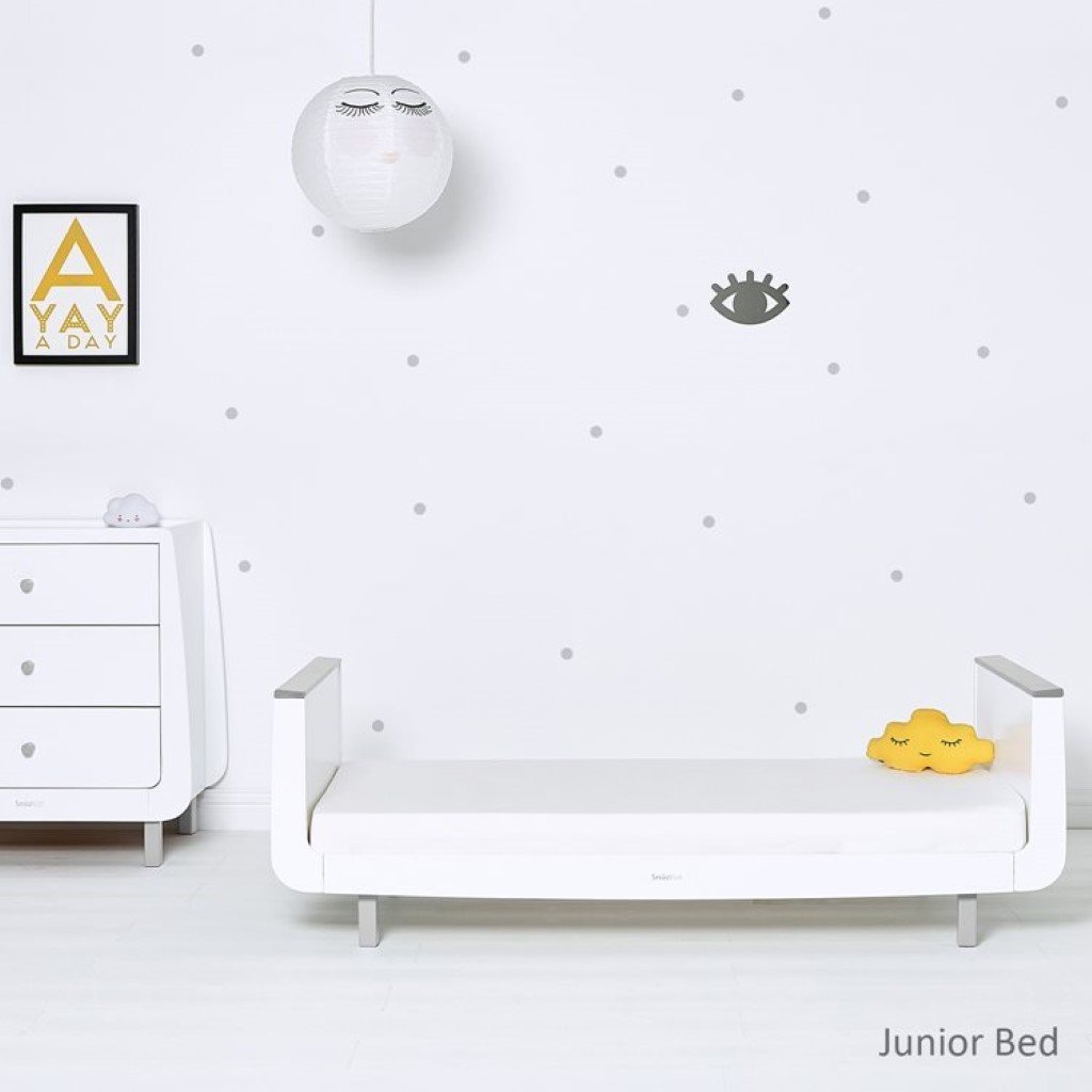 Bambinista-SNUZ-Furniture-SnuzKot Mode Cot Bed – Grey