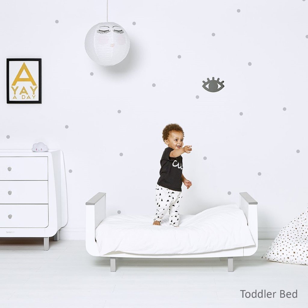 Bambinista-SNUZ-Furniture-SnuzKot Mode Cot Bed – Grey