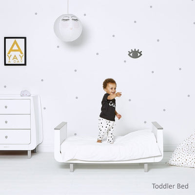 Bambinista-SNUZ-Furniture-SnuzKot Mode Cot Bed – Grey