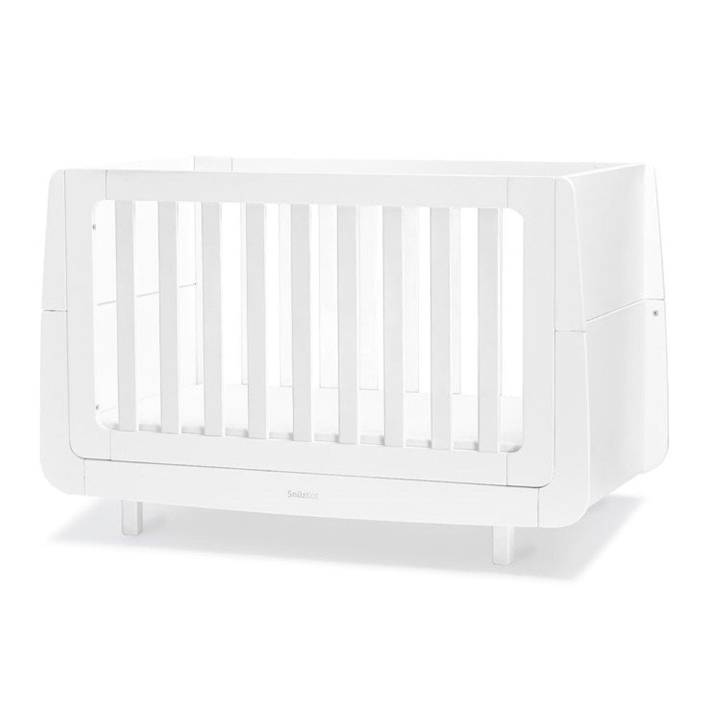 Bambinista-SNUZ-Furniture-SnuzKot Mode Cot Bed – White