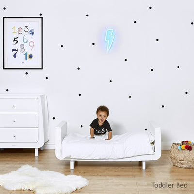 Bambinista-SNUZ-Furniture-SnuzKot Mode Cot Bed – White
