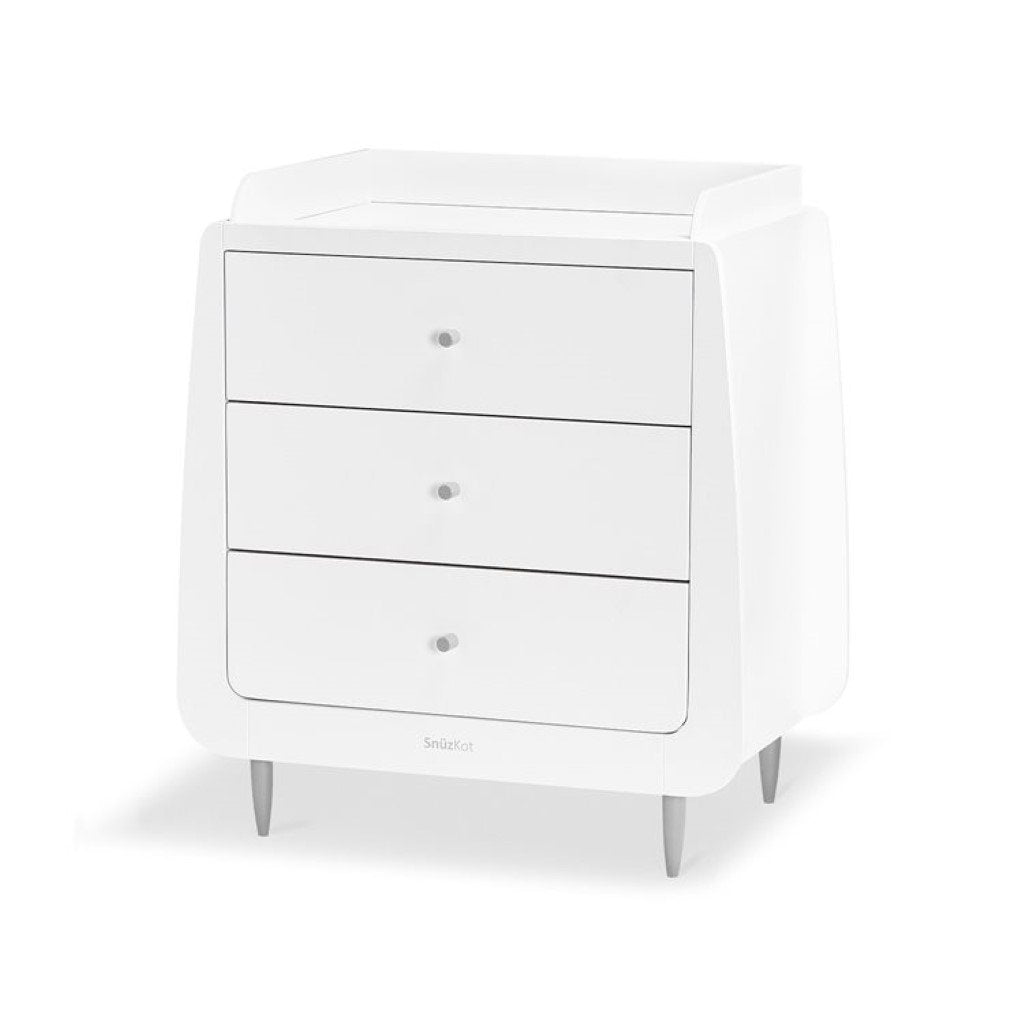 Bambinista-SNUZ-Furniture-SnuzKot Skandi 2 Piece Nursery Furniture Set  - Grey