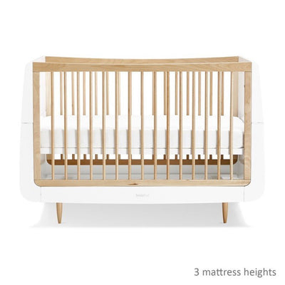 Bambinista-SNUZ-Furniture-SnuzKot Skandi 2 Piece Nursery Furniture Set - Natural