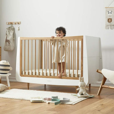 Bambinista-SNUZ-Furniture-SnuzKot Skandi 3 Piece Nursery Furniture Set - Oak