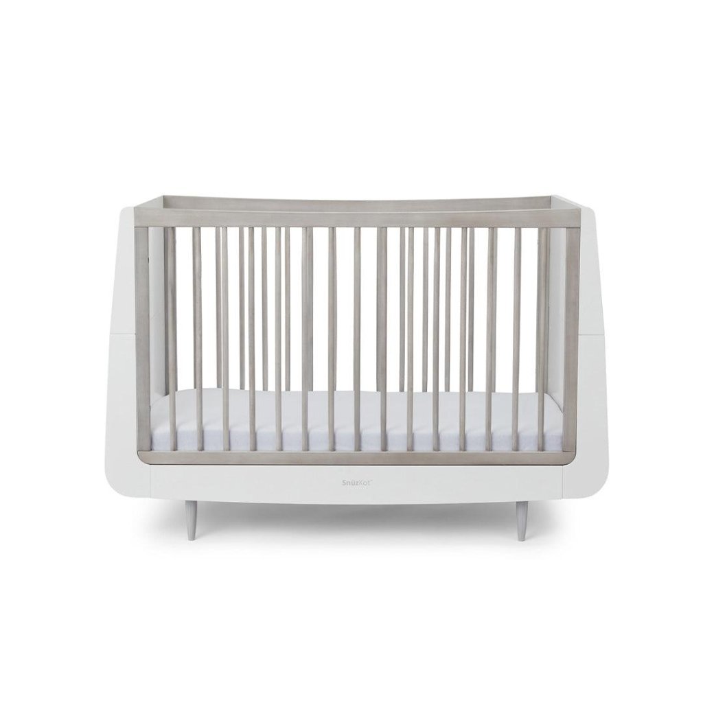 Bambinista-SNUZ-Furniture-SnuzKot Skandi 3 Piece Nursery Furniture Set - Silver Birch