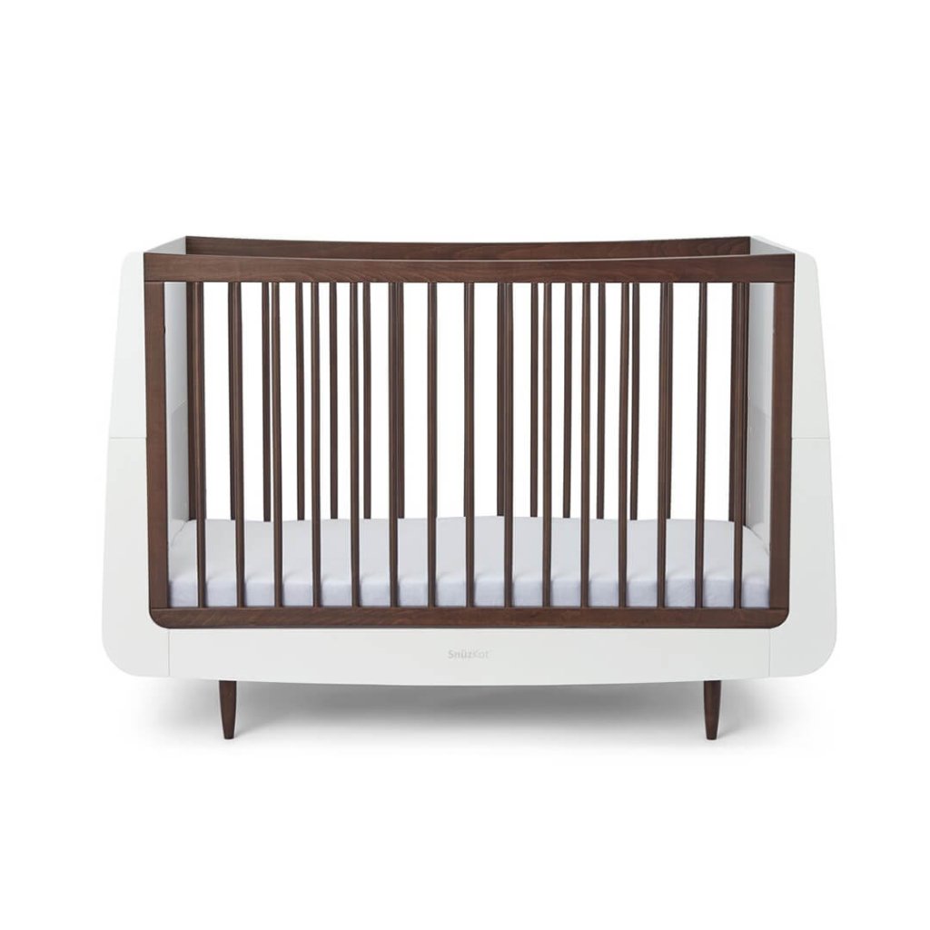 Bambinista-SNUZ-Furniture-SnuzKot Skandi Cot Bed - Ebony
