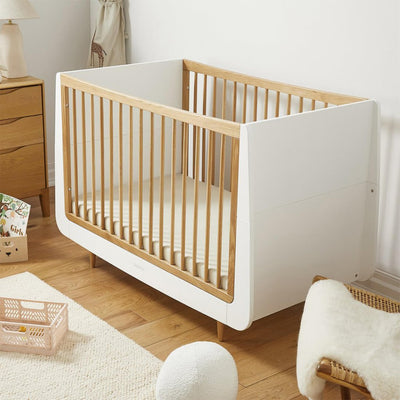 Bambinista-SNUZ-Furniture-SnuzKot Skandi Cot Bed - Oak