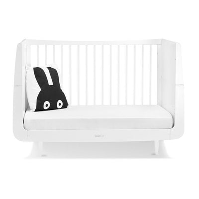 Bambinista-SNUZ-Furniture-SnuzKot Skandi Cot Bed - White